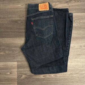 Levi's 514 Dark Wash‎ Straight Jeans Classic Fit